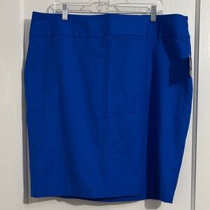 Liz Claiborne Career Woman Royal Blue Pencil Skirt NWT